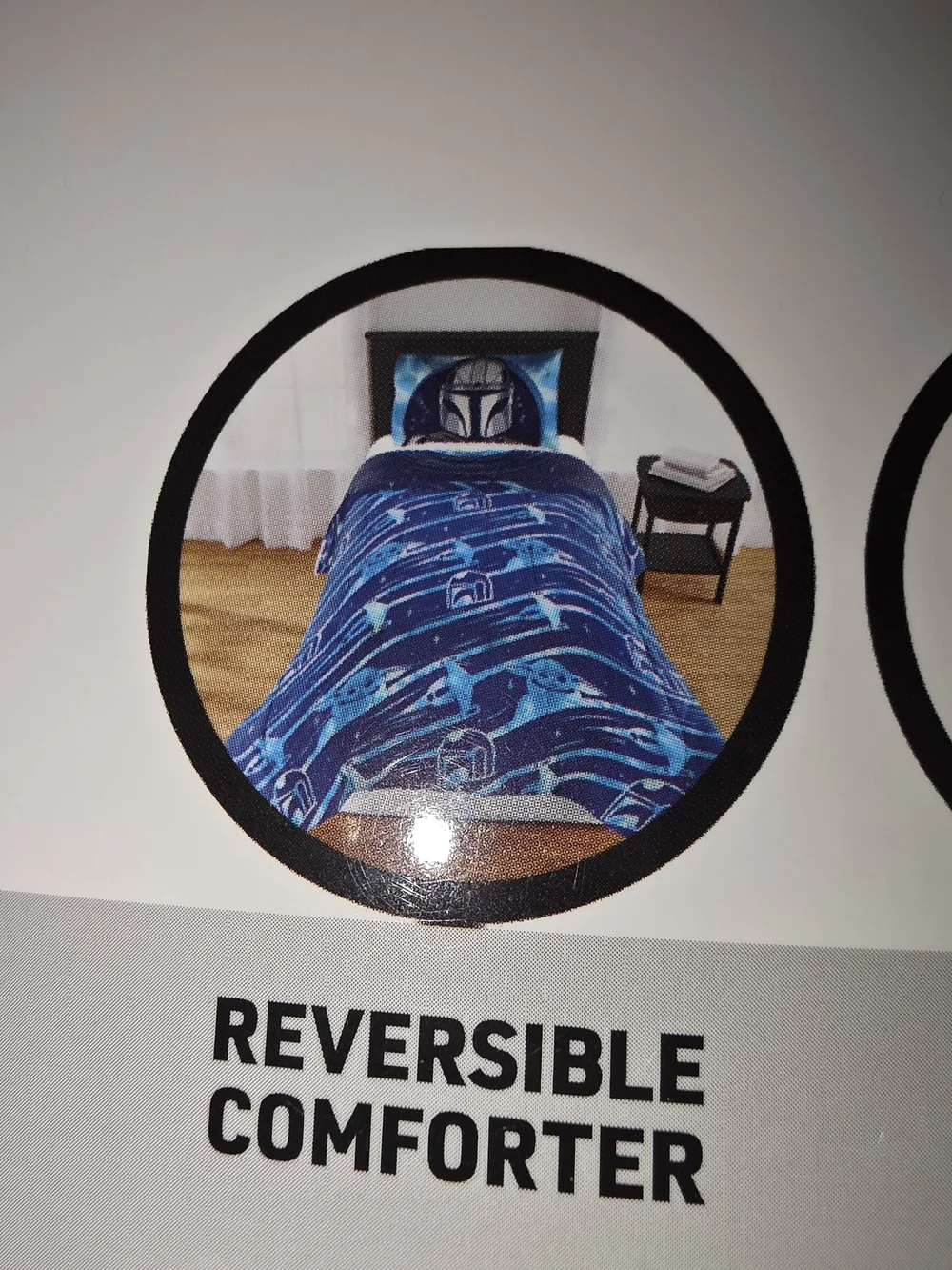 Star Wars Mandalorian The Child / Grogu Blue and Green Comforter Set